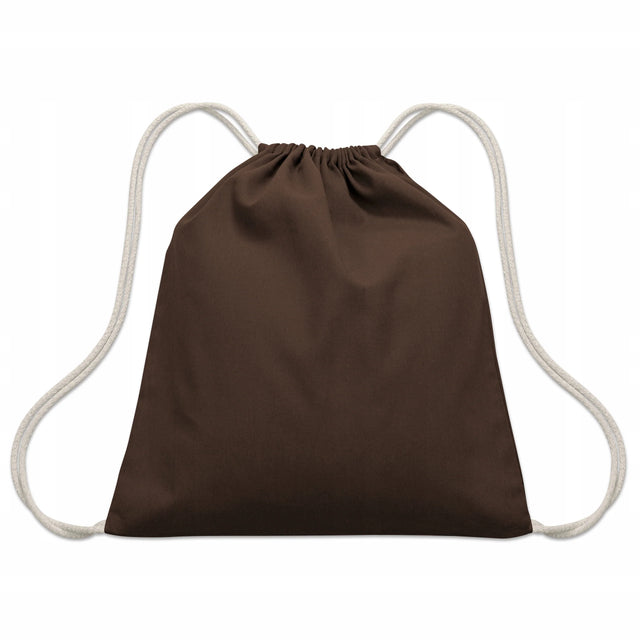 Baumwoll-Rucksack Braun 340x400 mm