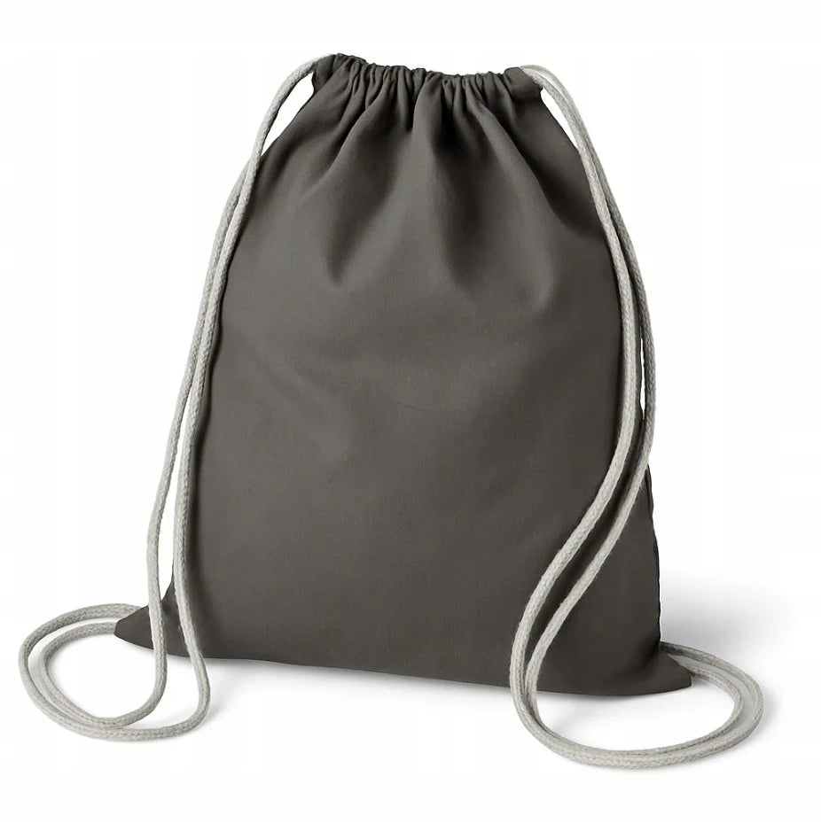 Baumwoll-Rucksack Grau 34x40 cm 135g