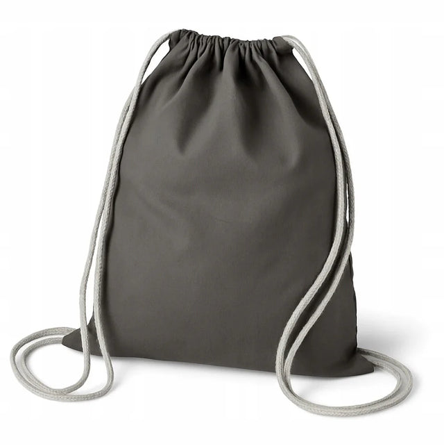 Baumwoll-Rucksack Grau 34x40 cm 135g
