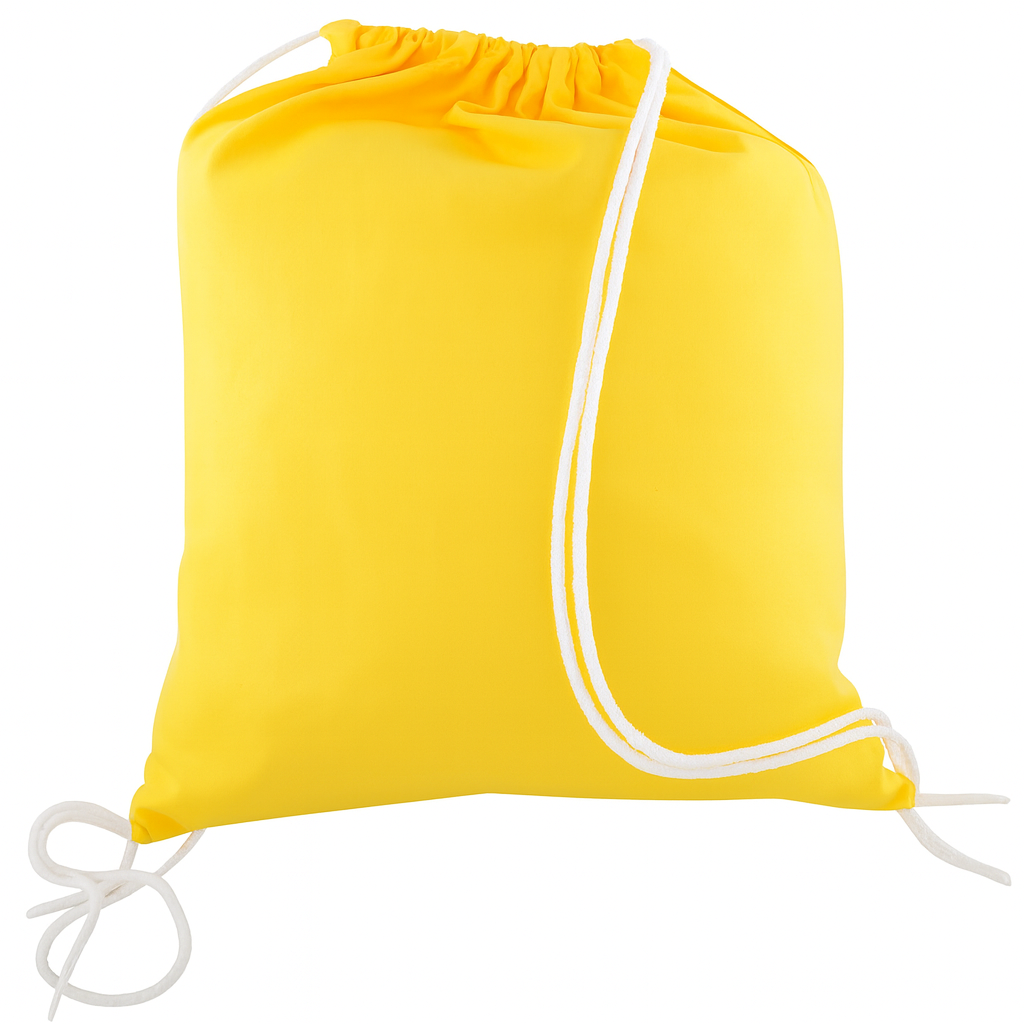 Baumwoll-Rucksack GELB 37x41 cm