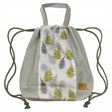 Baumwoll-Rucksack Grau 38x42 cm Farne