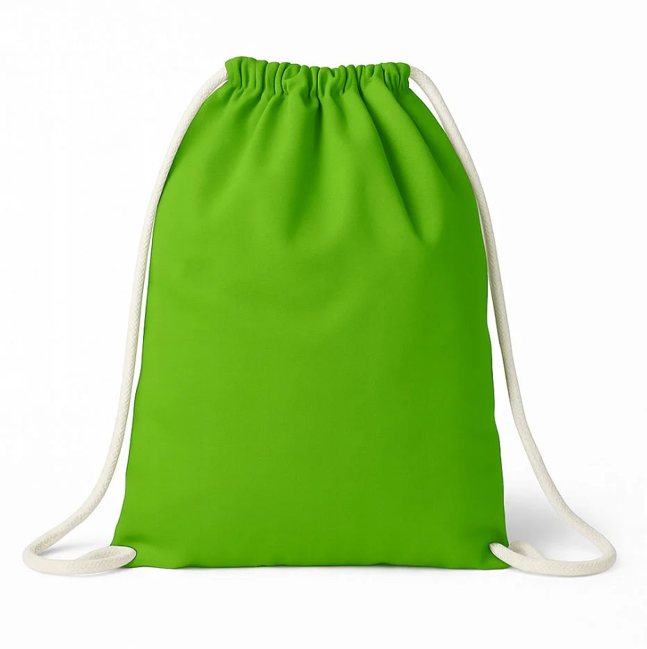 Baumwoll-Rucksack Hellgrüner 34x40cm