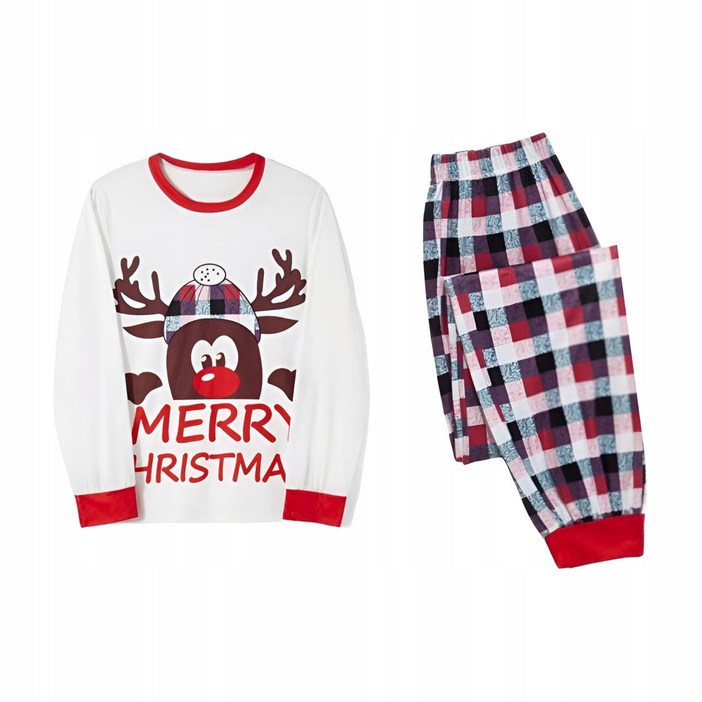 Kinder Weihnachtspyjama Rentier 120cm