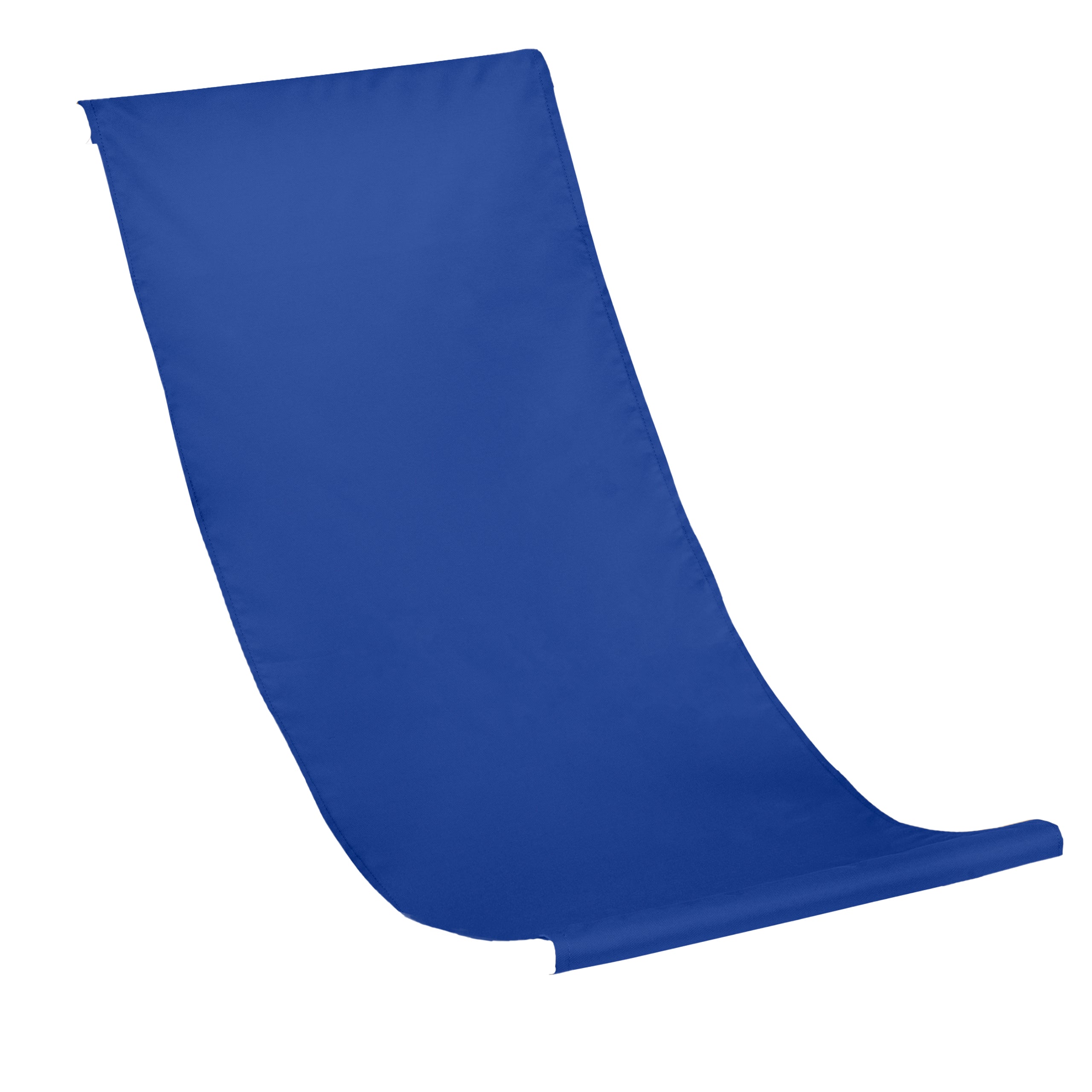 Einfarbige Liegestuhlbezug Marineblau