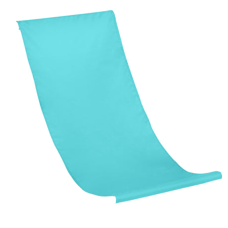 Einfarbige Liegestuhlbezug Cyan