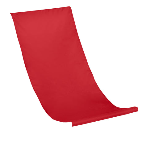 Einfarbige Liegestuhlbezug Rot