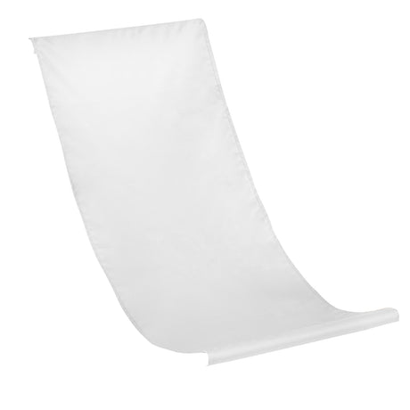Einfarbige Liegestuhlbezug Weiß