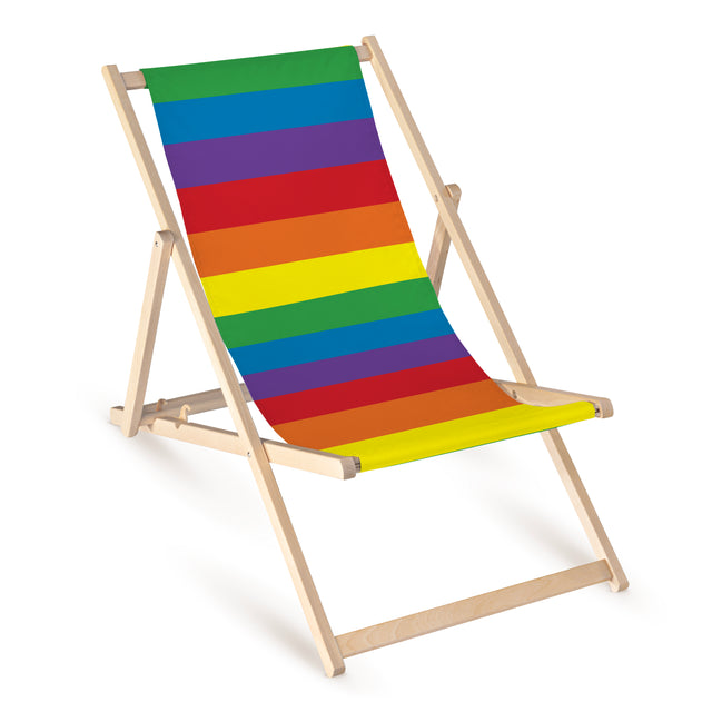 Holz-Liegestühle LGBT
