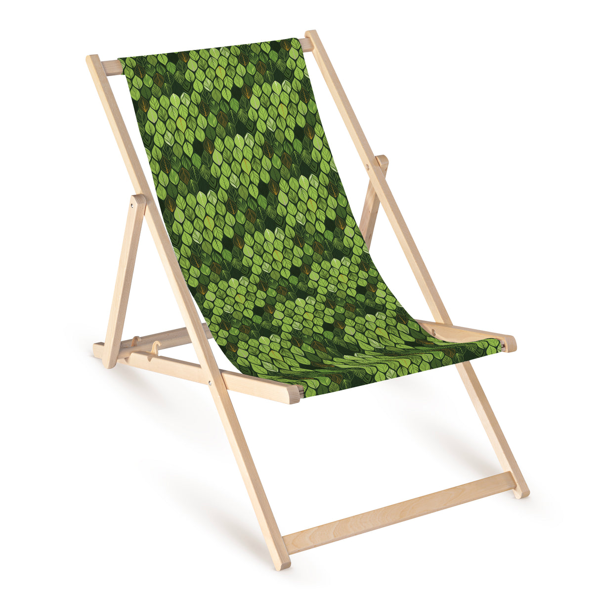 Holz-Liegestühle Blätter