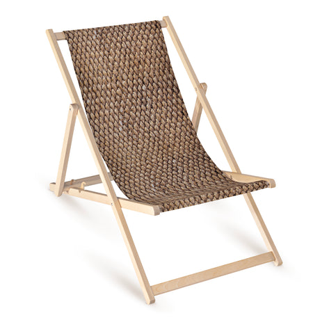 Holz-Liegestühle Korbweide