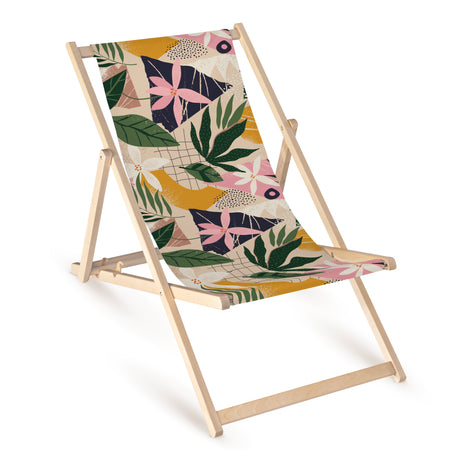 Holz-Liegestühle Floral Collage