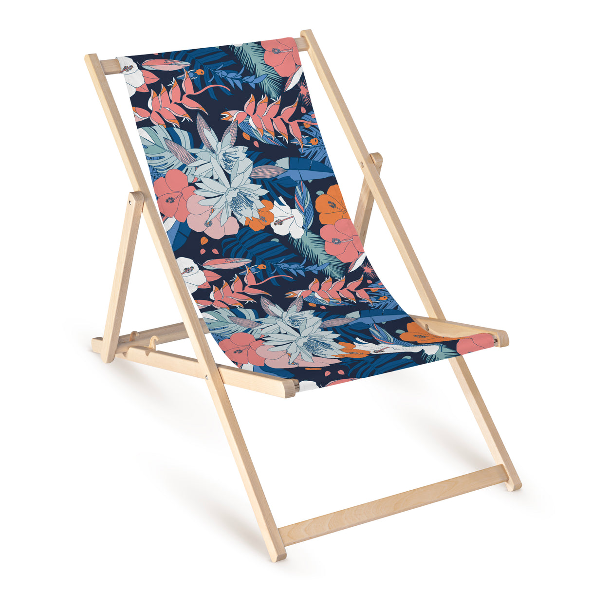 Holz-Liegestühle Tropische Abstraktion