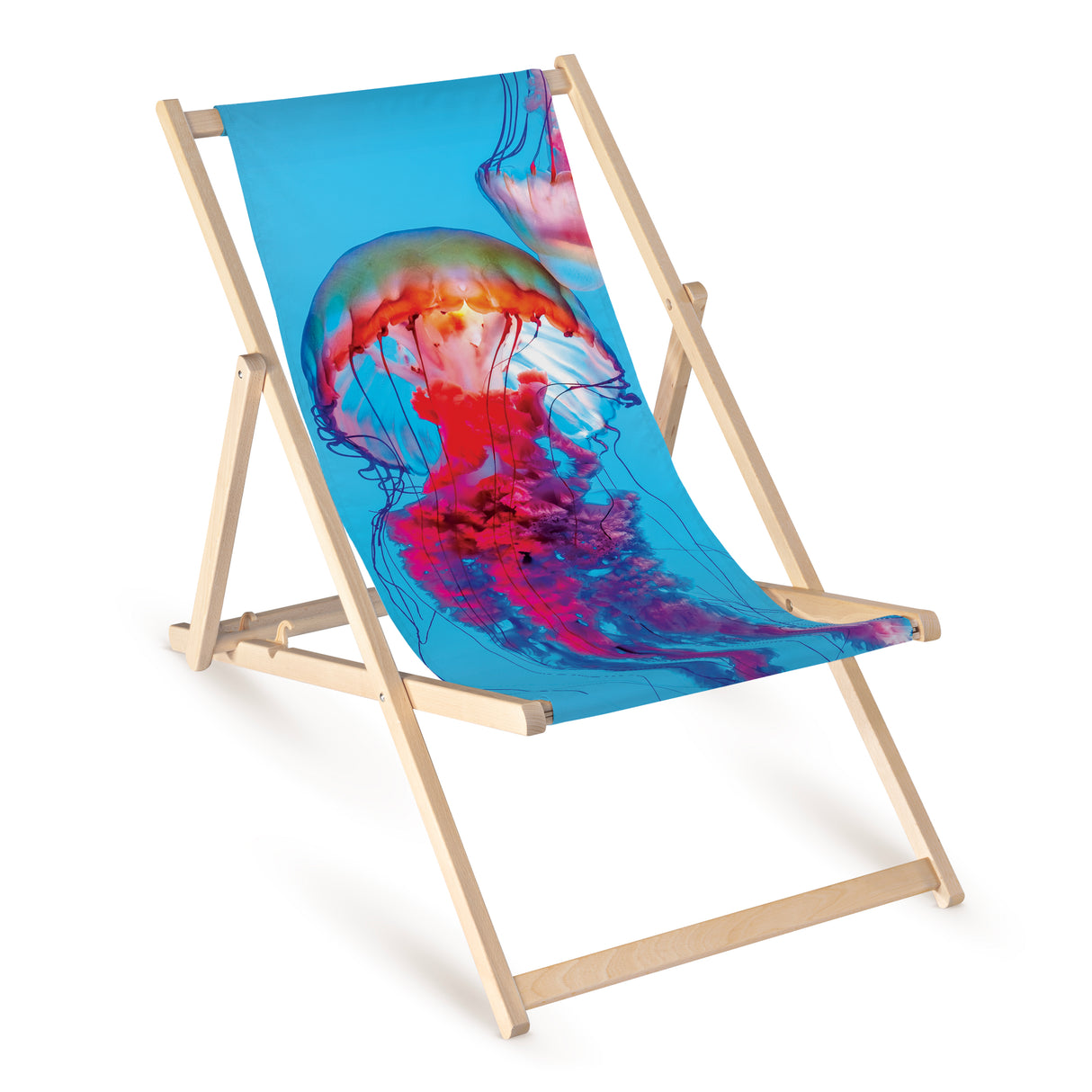 Holz-Liegestühle Quallen