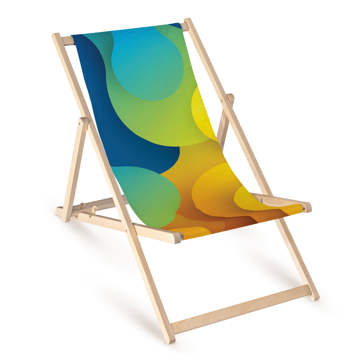 Holz-Liegestühle Runde Formen