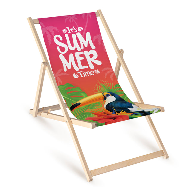 Holz-Liegestühle It's Summer Time