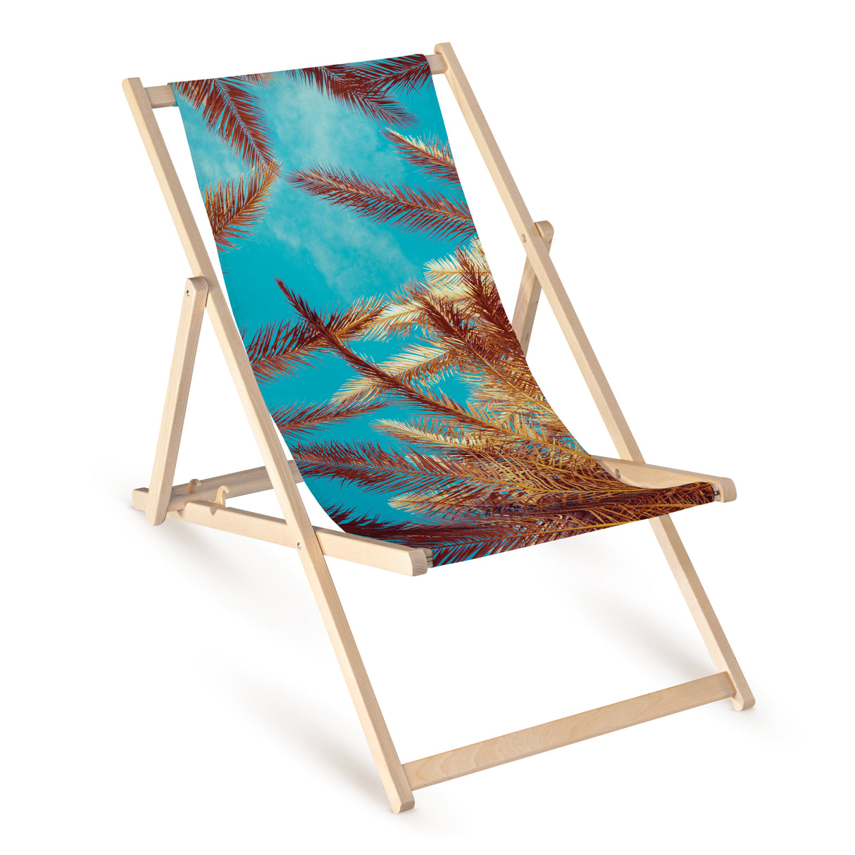 Holz-Liegestühle Braune Palme