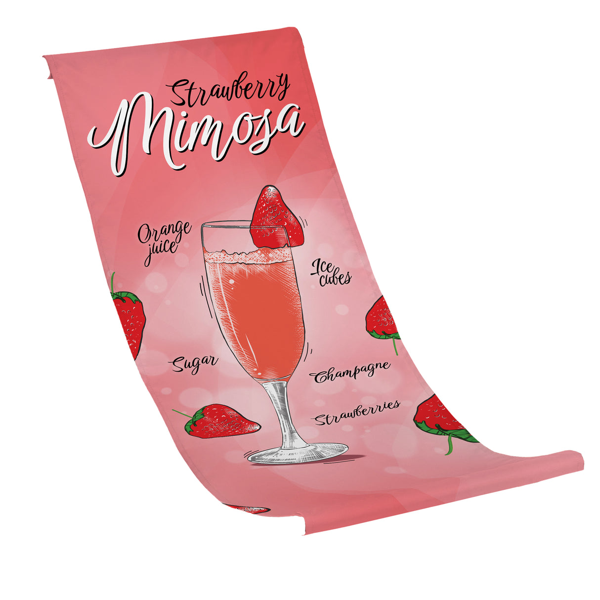 Liegestuhlbezug STRAWBERRY MIMOSA