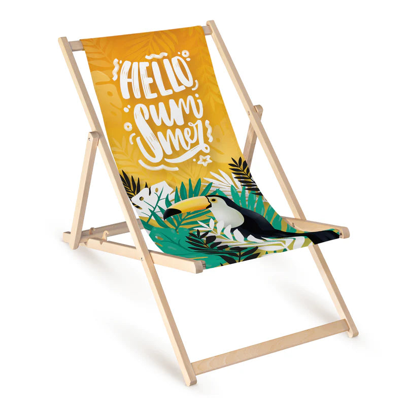 Holz-Liegestühle Hello Summer