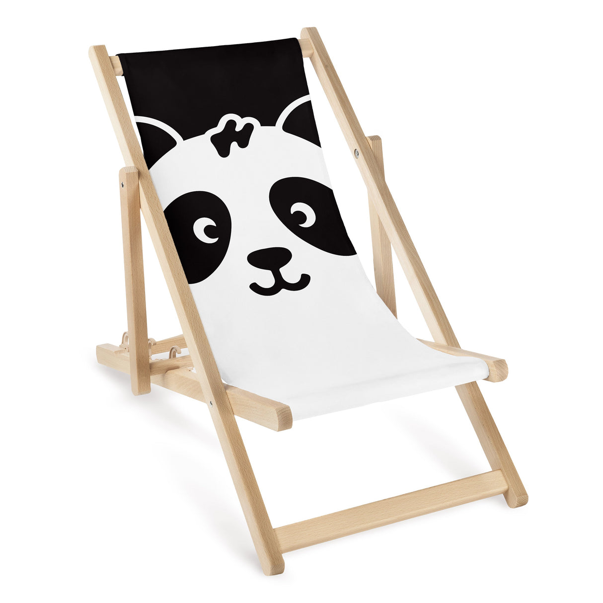 Holz-Liegestuhl für Kinder Panda