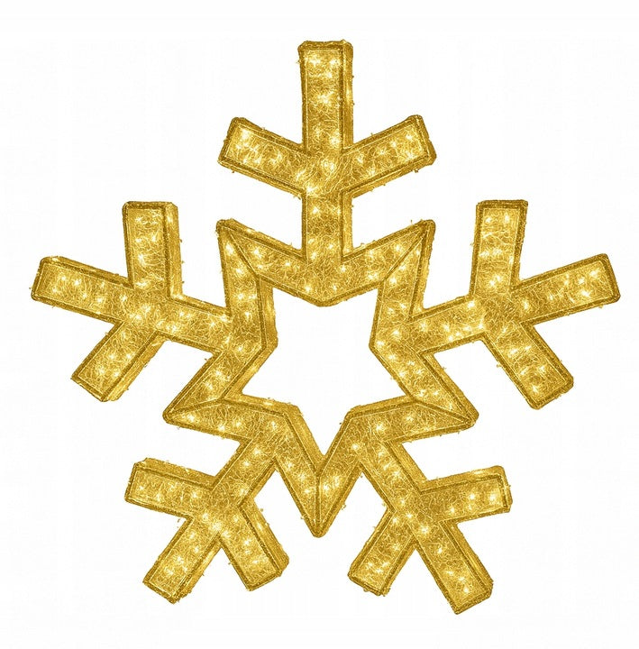 Schneeflocken 3D Schneewittchen 2m Led Leuchtende Weihnachten