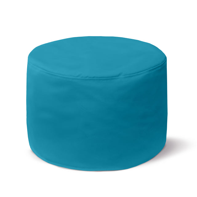 Runder Fußhocker VERSCHIEDENE FARBEN Blau