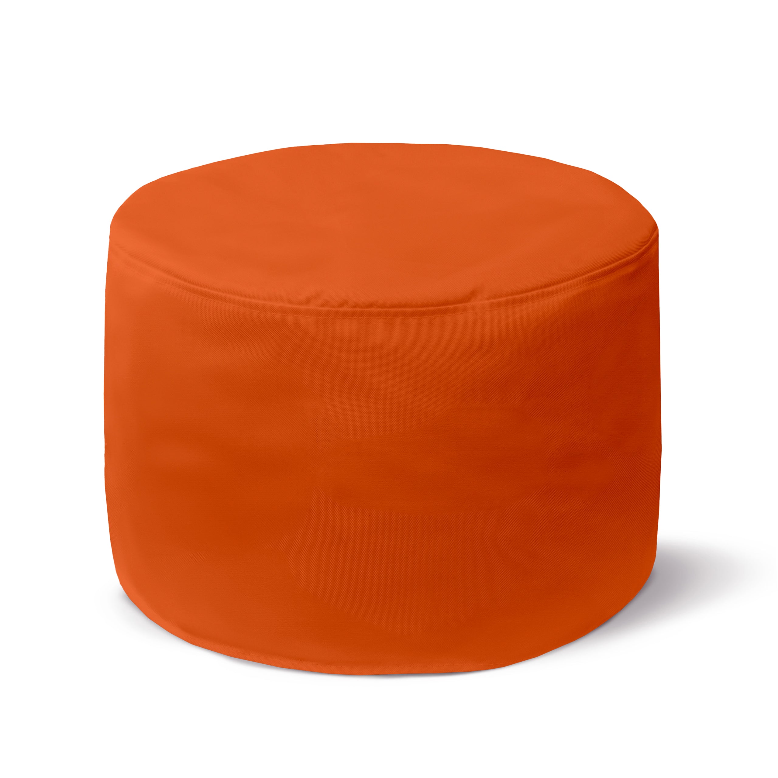 Runder Fußhocker VERSCHIEDENE FARBEN Orange