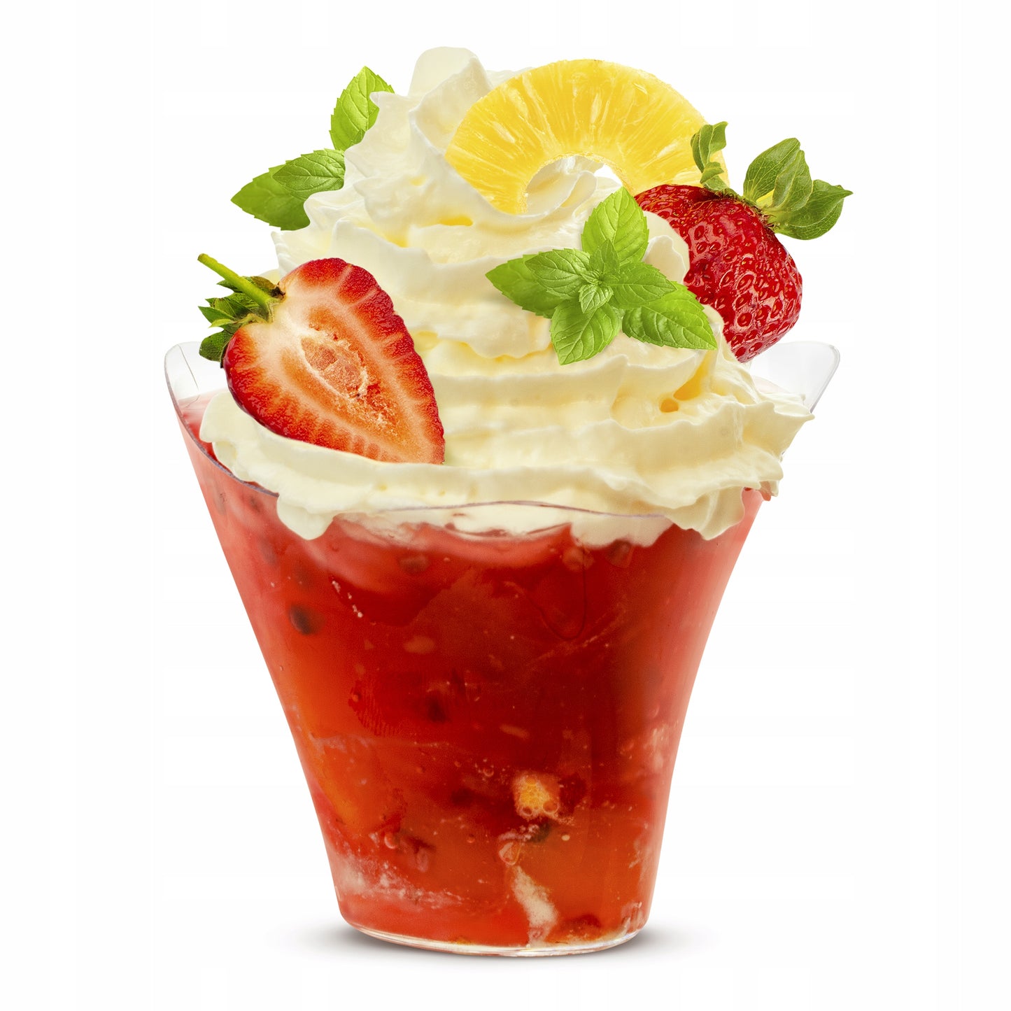 25 Stück Desserttassen 100ml Wiederverwendbare Dessertgläser Plastik