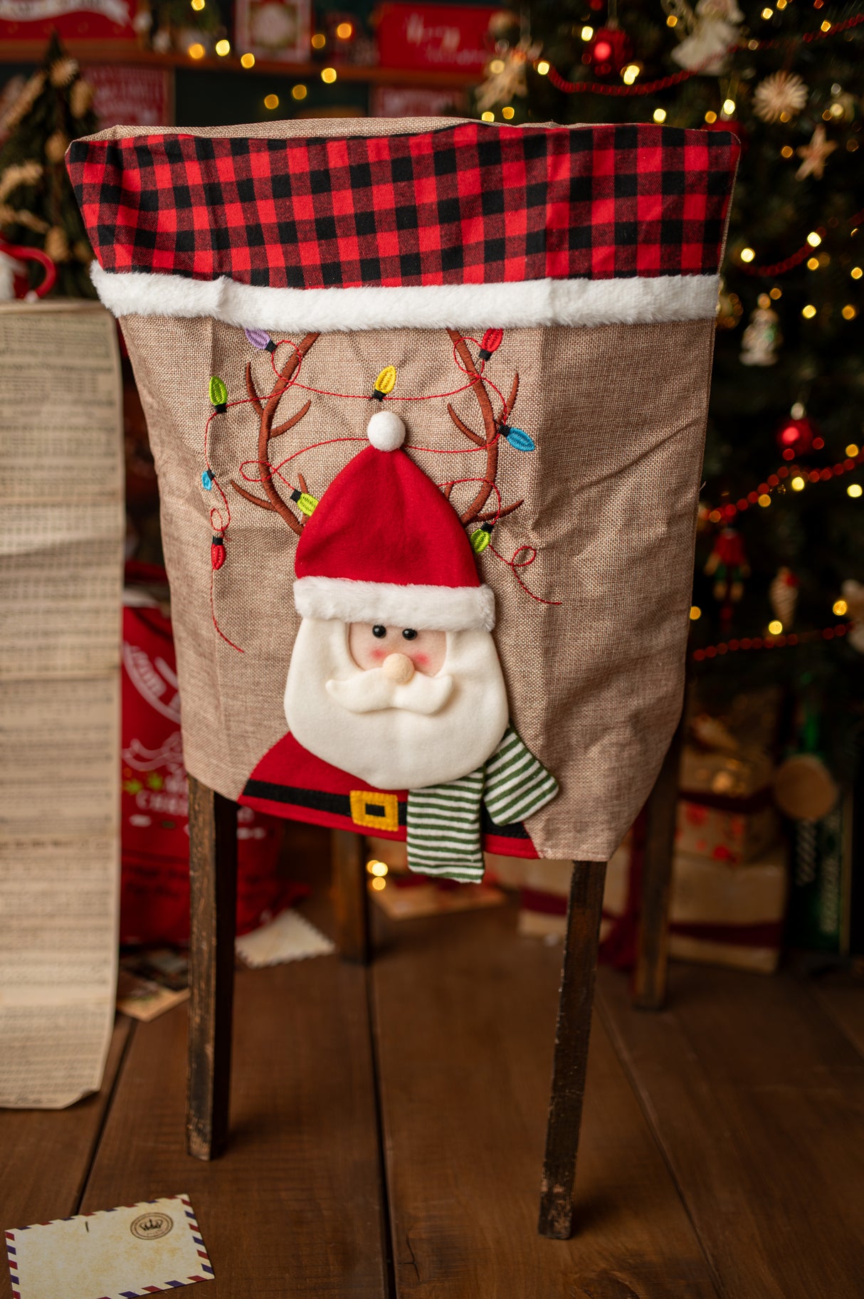 Weihnachtsmann-Stuhlbezug