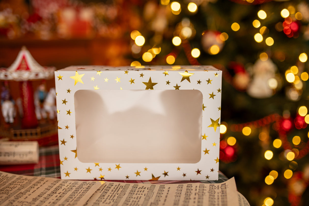 Weihnachts-Fensterkästen, 6 Stück