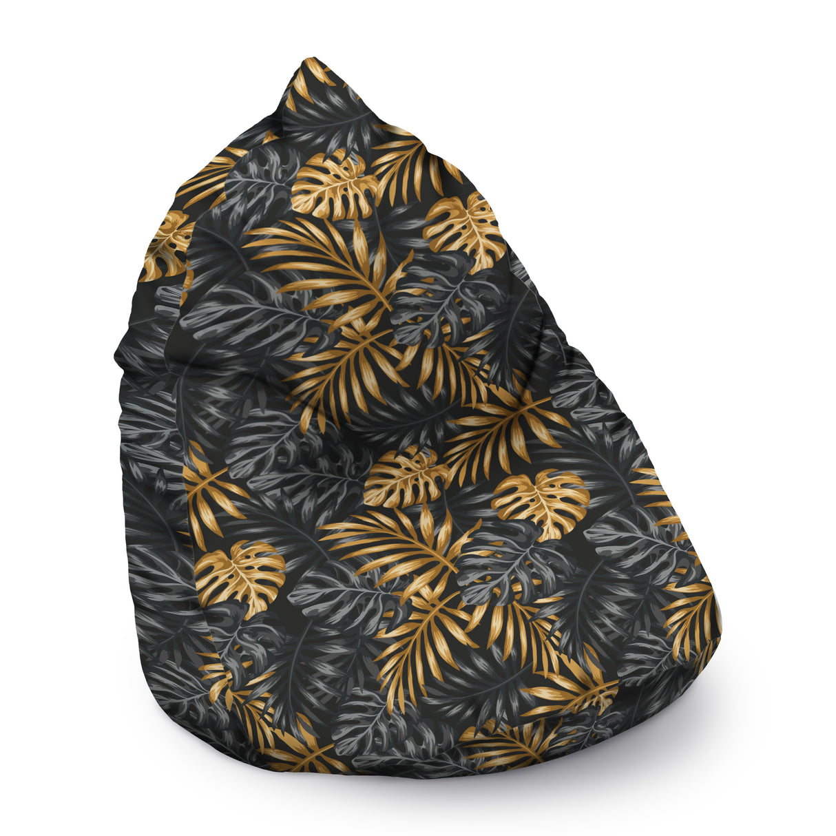 Bean Bag Sitzsack – XXL-Beutel mit 300 l – GOLDENE MONSTERA