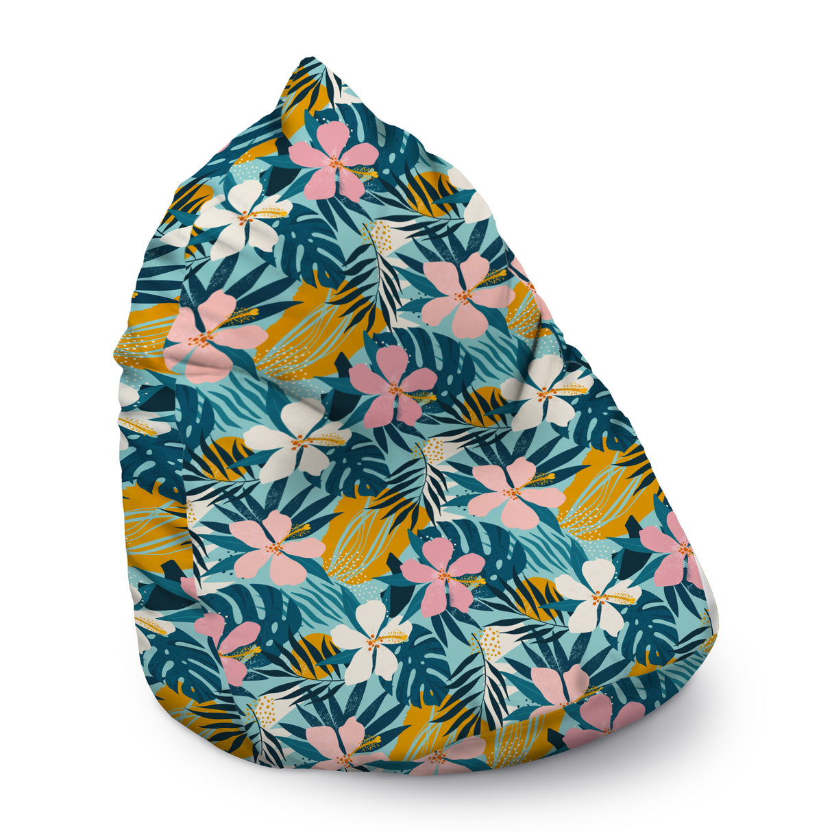 Bean Bag Sitzsack – XXL-Beutel mit 300 l – HONIG-TÜRKIS