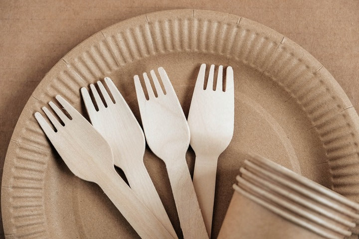 EKO Einweggeschirr-Set für 30 Personen Für den Grill