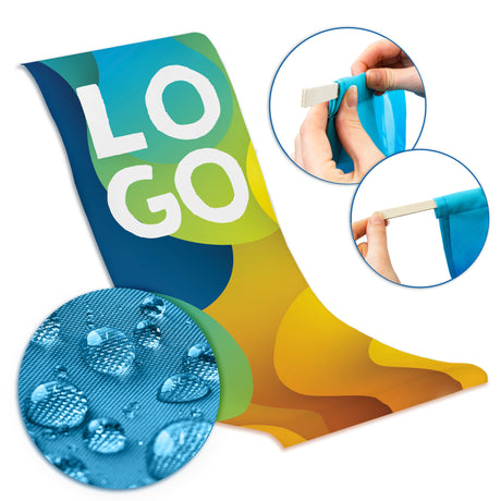 Stoff für Holzliegestühle DEIN LOGO