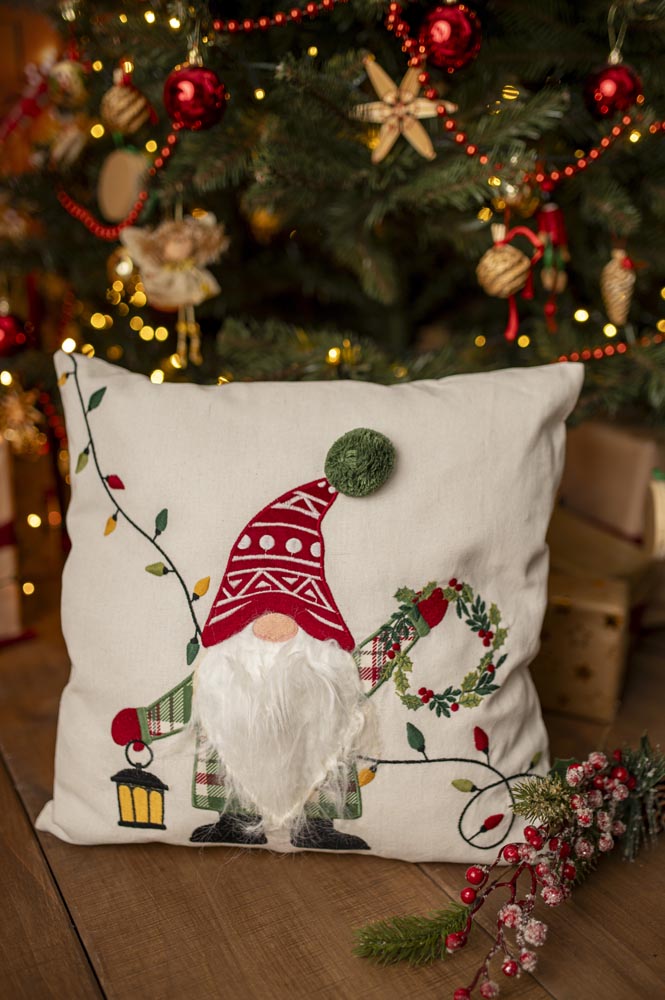 Plüsch-Koboldkissen 45x45cm