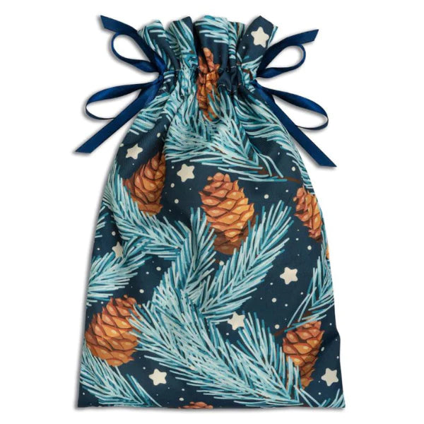 Weihnachtsbeutel aus Polyester 20x35cm Kegel Weihnachtsbaumzweig