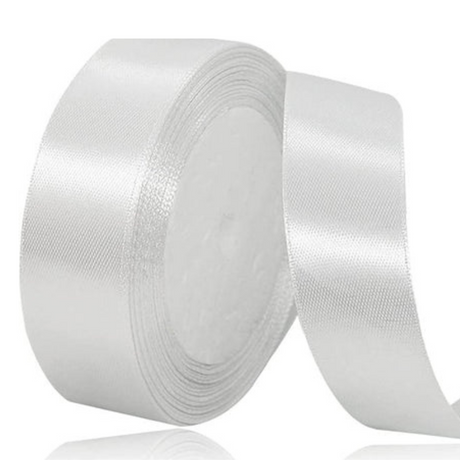 Satinband weiß 12mm