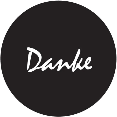 Selbstklebende dekorative Aufkleber Danke Schwarz 10 Stück