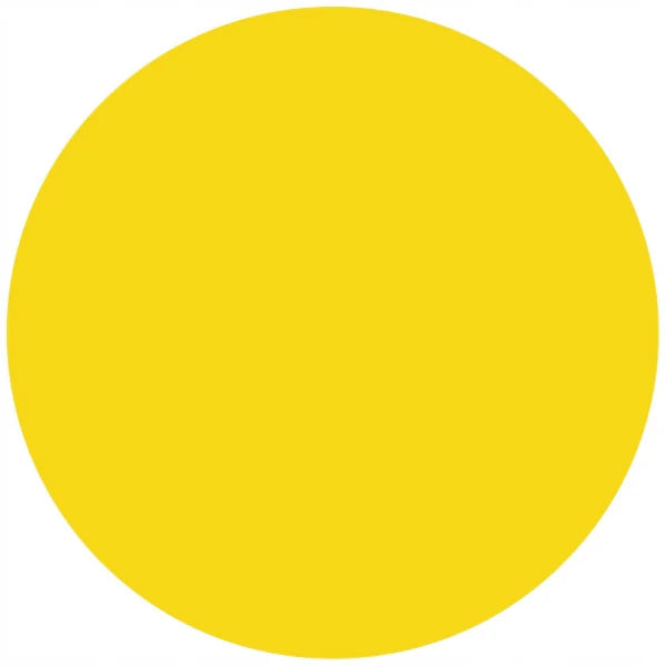 Selbstklebende dekorative Aufkleber Gelb 10 Stück