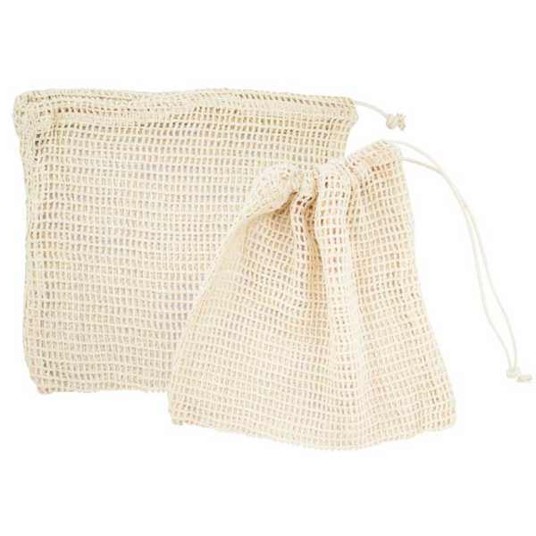Baumwollnetzbeutel Ecru 250x300 mm