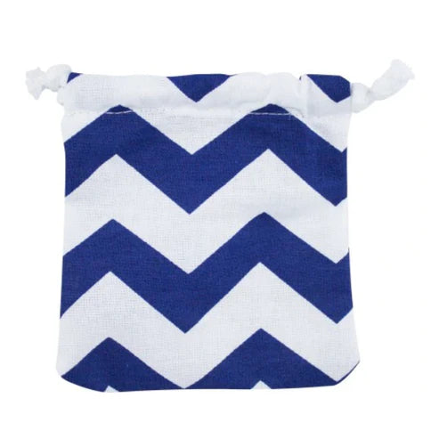 Baumwollsack Zickzack 10x10 cm