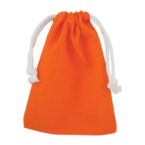 Baumwollsack orange 10x15 cm