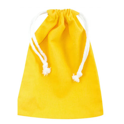 Baumwollsack Gelb 15x20 cm