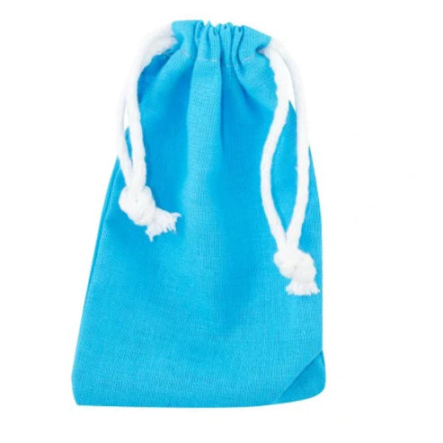Baumwollsack blau 10x15 cm