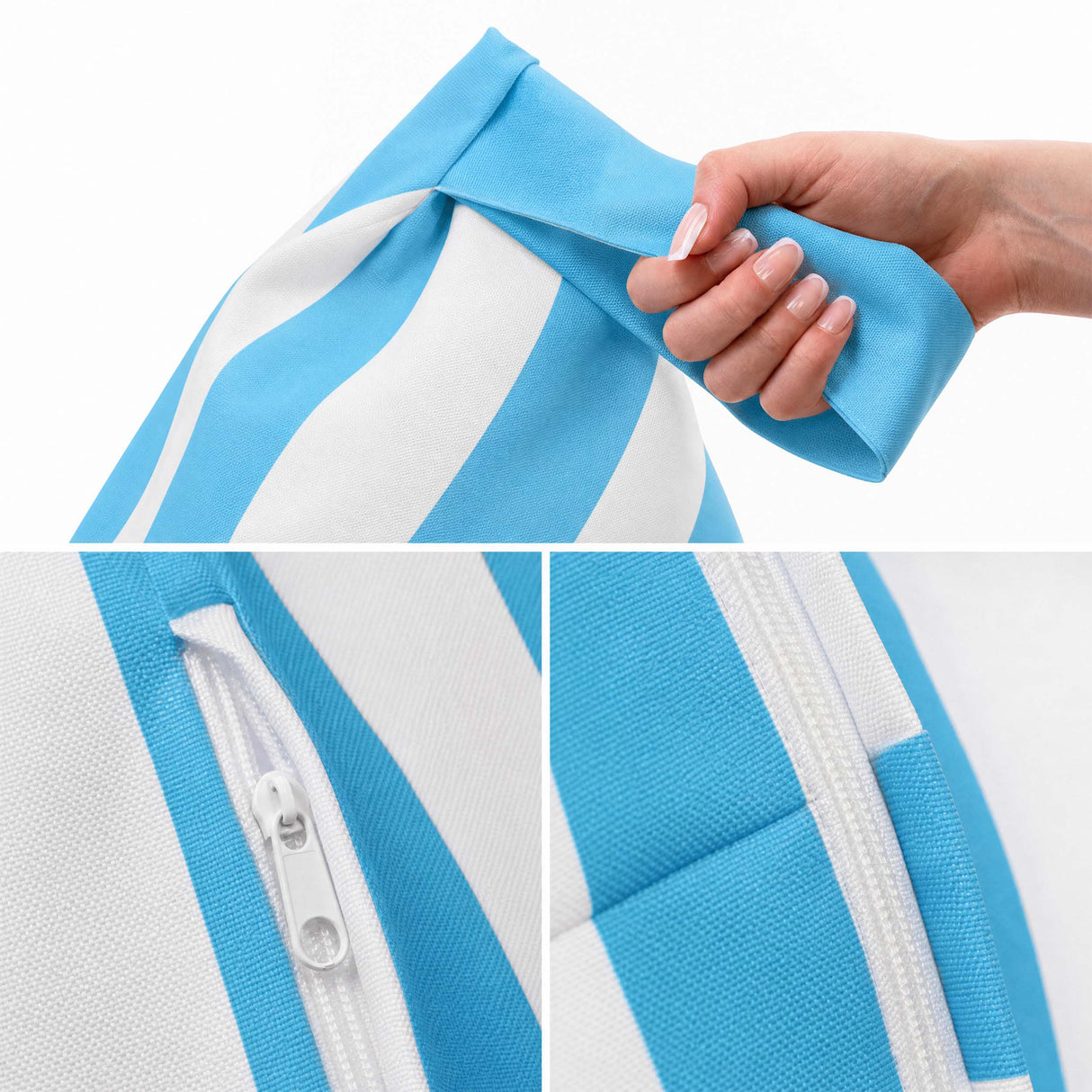 Sitzsack Pillow XL OXFORD Bunt Gestreift