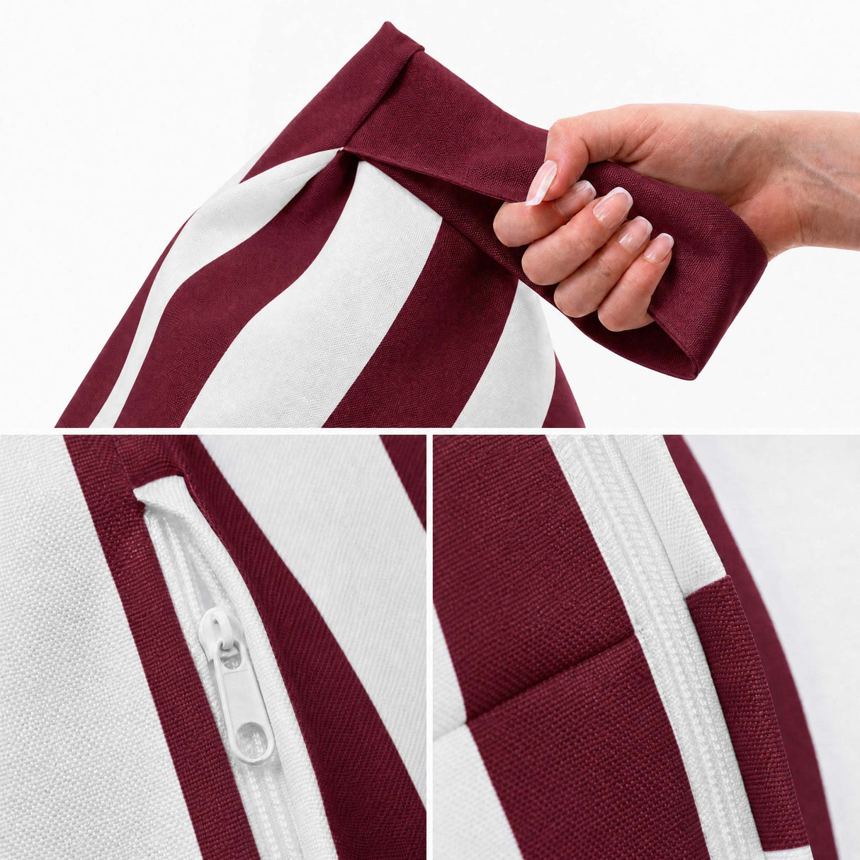 Sitzsack Pillow XL OXFORD Bunt Gestreift
