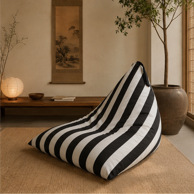 Sitzsack Pillow XXL OXFORD Bunt Gestreift