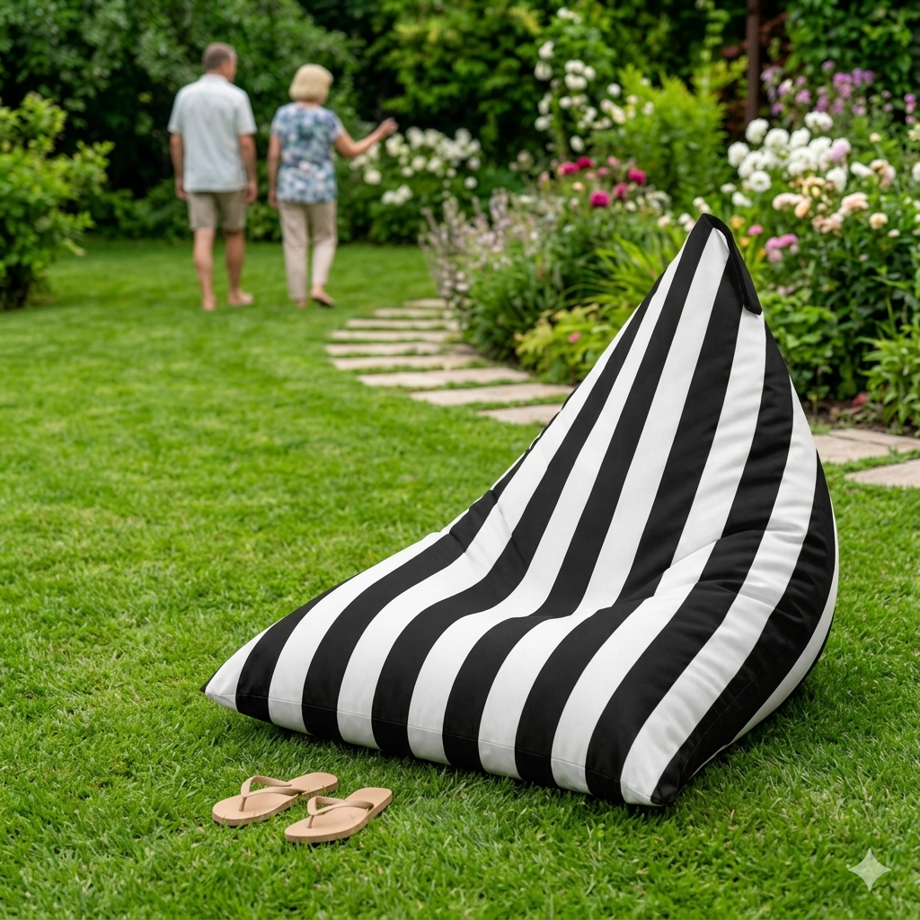 Sitzsack Pillow XXL OXFORD Bunt Gestreift