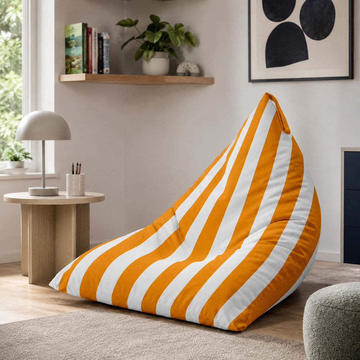 Sitzsack Pillow XL OXFORD Bunt Gestreift