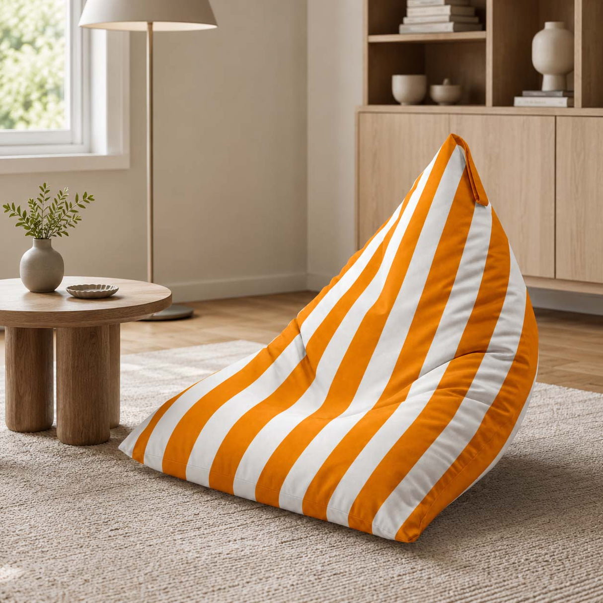 Sitzsack Pillow XL OXFORD Bunt Gestreift