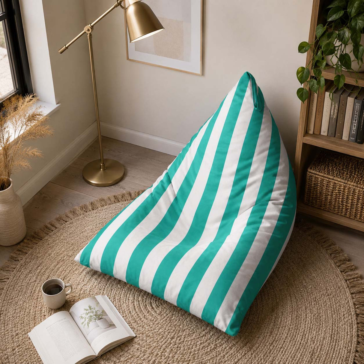 Sitzsack Pillow XL OXFORD Bunt Gestreift